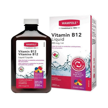 Vitamin Liquid B12 Liquid Punch 350 Ml by Wampole