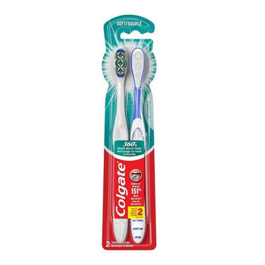 360 Toothbrush Soft 2 Count by Colgate