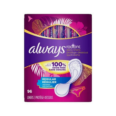Daily Protect Panty Liner Regular 96 Count by Always