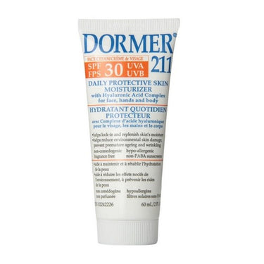 Dormer 211, Daily Protective Skin Moisturizer For Face SPF 30, 60 Ml
