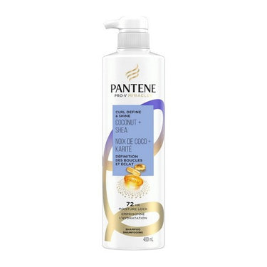 Pantene, Curl Define And Shine Coconut Shea Shampoo, 400 Ml