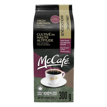 High Grown Organic Ground Coffee Dark Roast 300 Grams (Case Of 6) by Mccafe