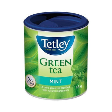 Mint Green Tea 48 Grams / 24 Tea Bags by Tetley