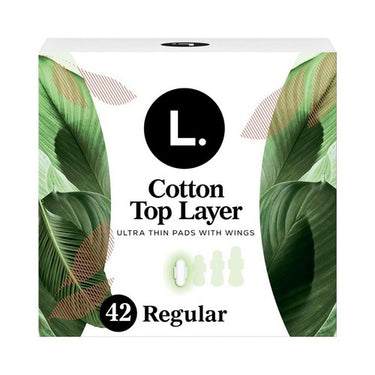 Ultra Thin Regular Wings Pad 42 Count by L. Products