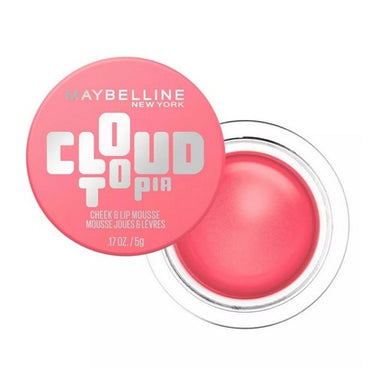 Maybelline, Cloudtopia Lip And Cheek Mousse Blush Moonlit Rose 7, 0.17 Oz