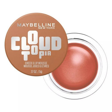 Maybelline, Cloudtopia Lip And Cheek Mousse Blush Toasted Sky 12, 0.17 Oz