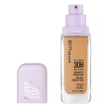 Maybelline, Super Stay Up To 30HR Wear Lumi-Matte Liquid Foundation 332, 1 Oz