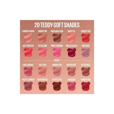 Maybelline, Super Stay Teddy Tint Long Lasting Matte Lip Tint 110, 0.17 Oz