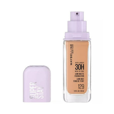 Maybelline, Super Stay Up To 30HR Wear Lumi Matte Liquid Foundation 129, 1 Oz